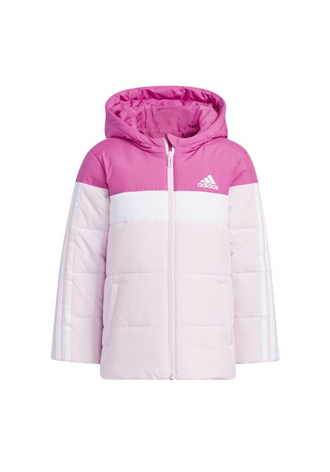 HOODED PADDED JACKET PINK KIDS ADIDAS CORE | Jackets | IL6085-